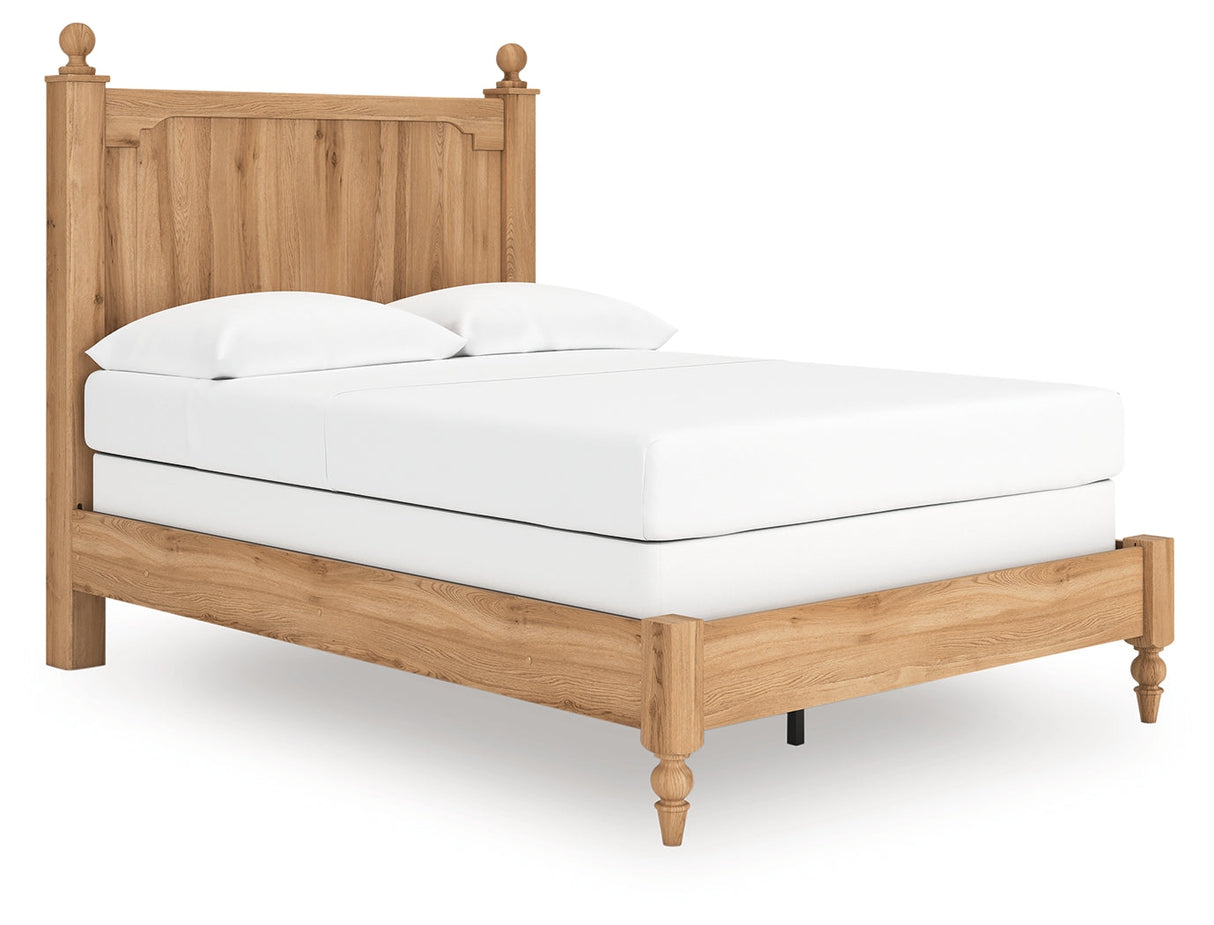 Aleaport Warm Brown Full Panel Bed by Ashley at Eve Furniture