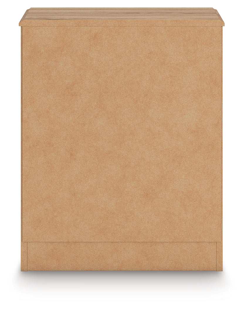 Aleaport Warm Brown Nightstand by Ashley at Eve Furniture