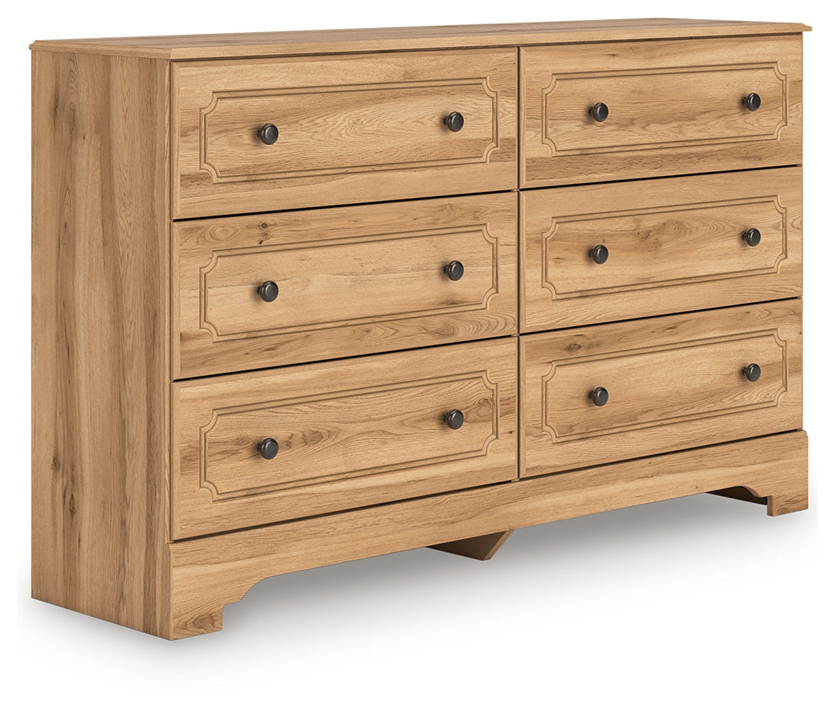 Aleaport Warm Brown Six Drawer Dresser by Ashley at Eve Furniture
