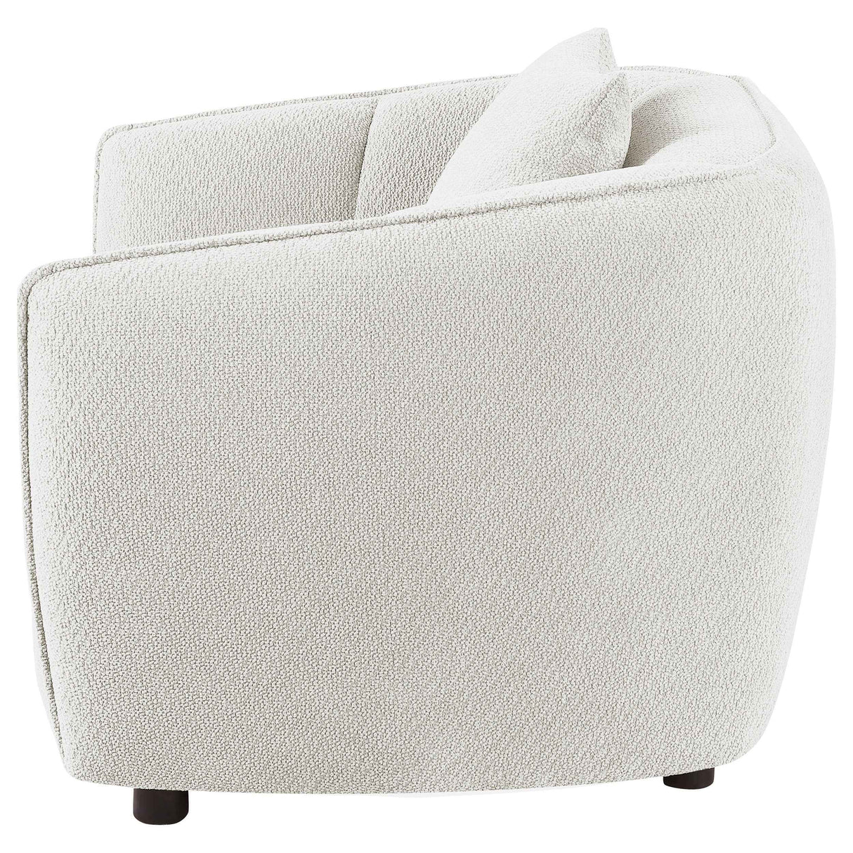 Aleisha Ivory Chenille Upholstered Accent Chair by Coaster at Eve Furniture