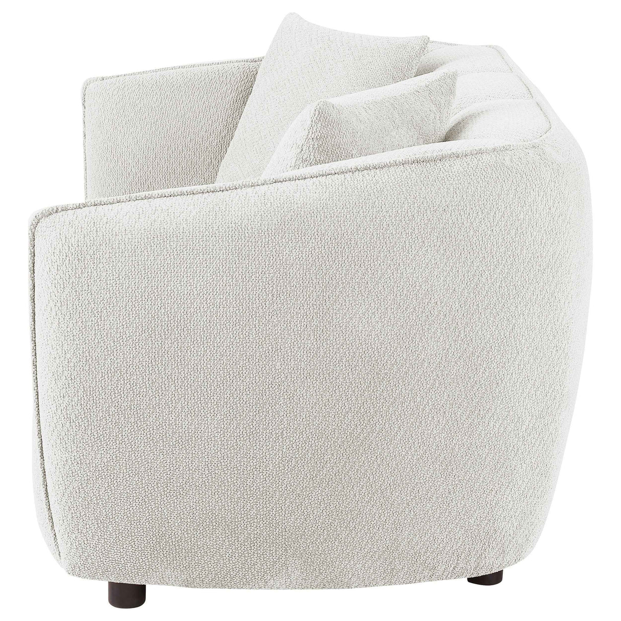 Aleisha Ivory Chenille Upholstered Loveseat by Coaster at Eve Furniture