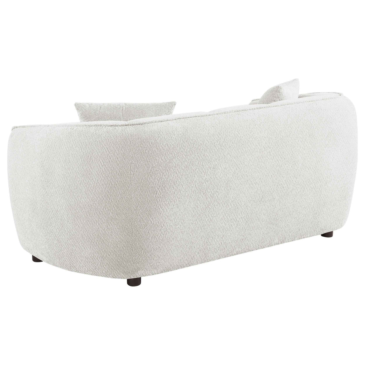 Aleisha Ivory Chenille Upholstered Loveseat by Coaster at Eve Furniture