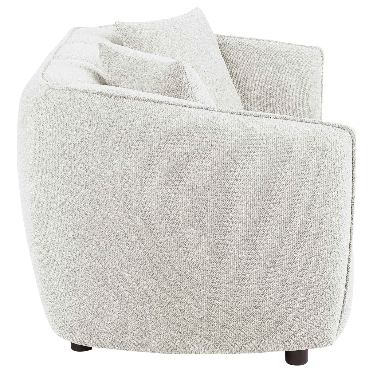 Aleisha Ivory Chenille Upholstered Loveseat by Coaster at Eve Furniture