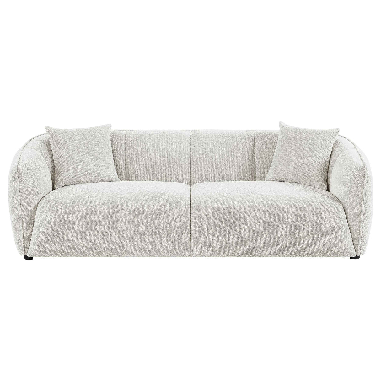 Aleisha Ivory Chenille Upholstered Sofa by Coaster at Eve Furniture