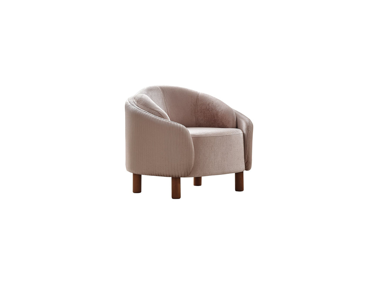 Alessa Cream Chair by Furnia at Eve Furniture
