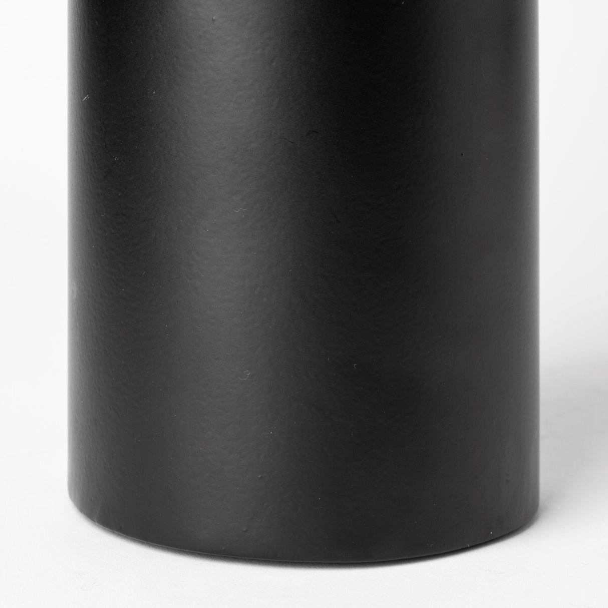 Alex Large Black Metal Cylindrical Table Candle Holder by Mercana at Eve Furniture