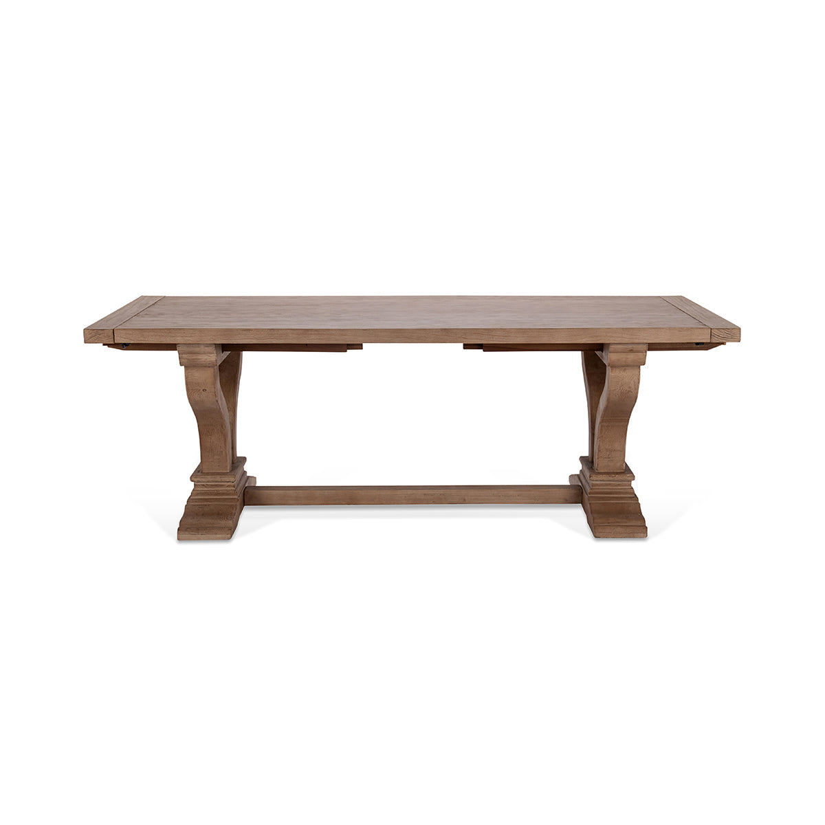 Alexander 86"-110" Extendable Dining Table - Distressed Brown by Classic Home at Eve Furniture
