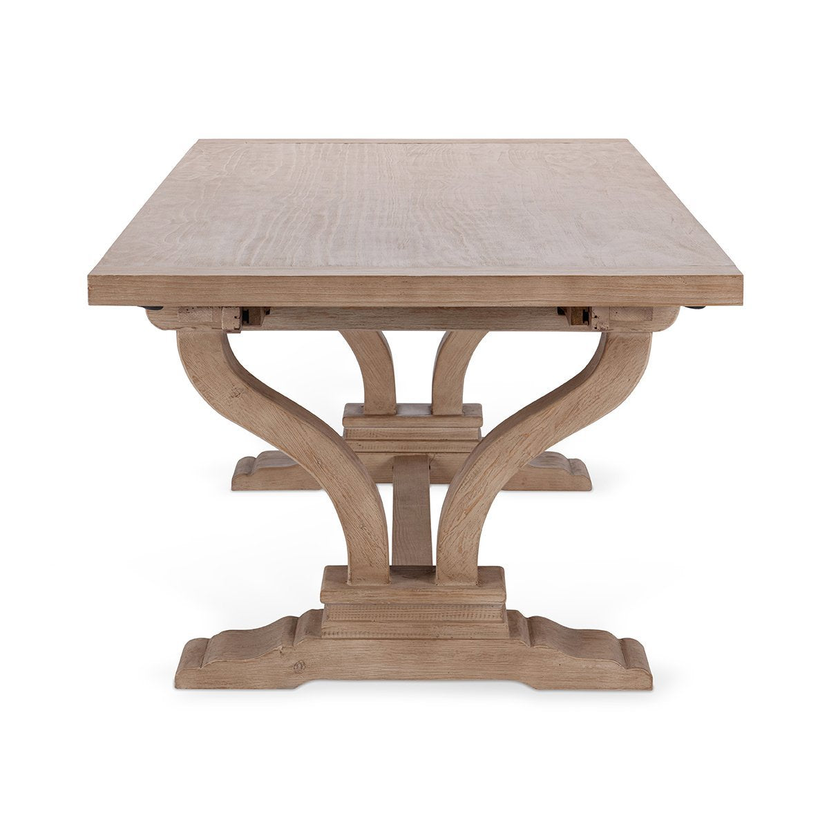 Alexander 86"-110" Extendable Dining Table - Distressed Brown by Classic Home at Eve Furniture