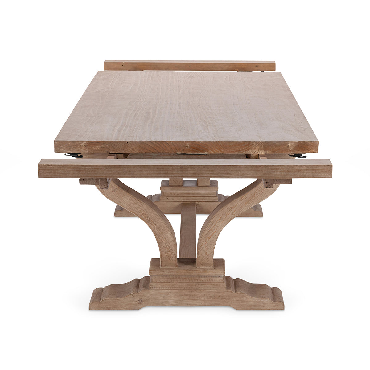 Alexander 86"-110" Extendable Dining Table - Distressed Brown by Classic Home at Eve Furniture