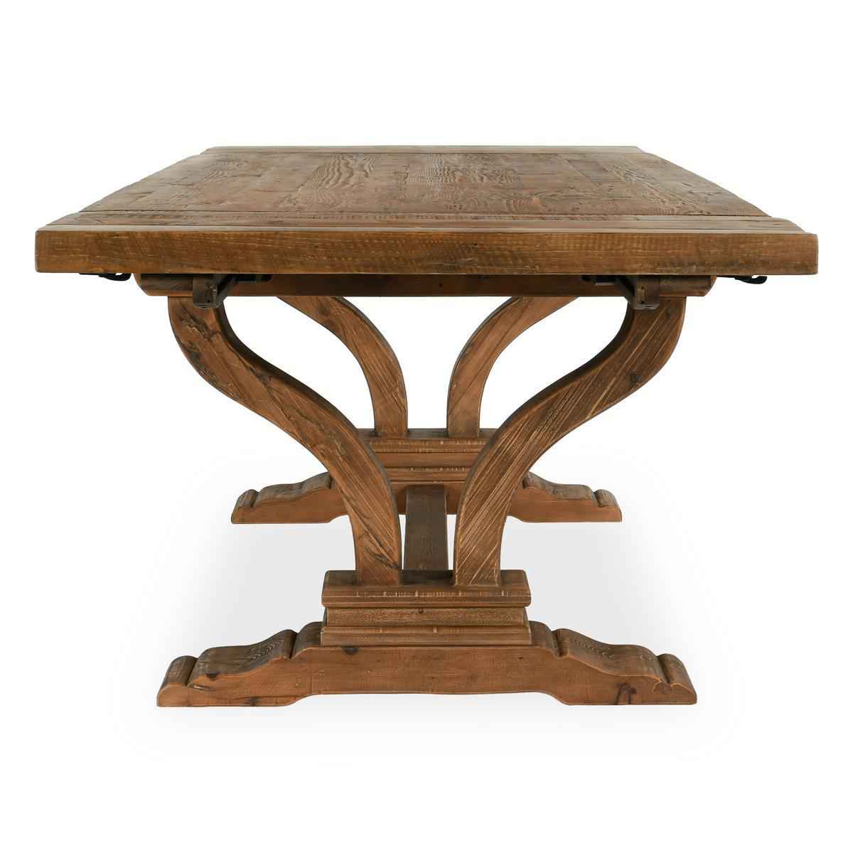Alexander Extendable Dining Table - Brown by Classic Home at Eve Furniture