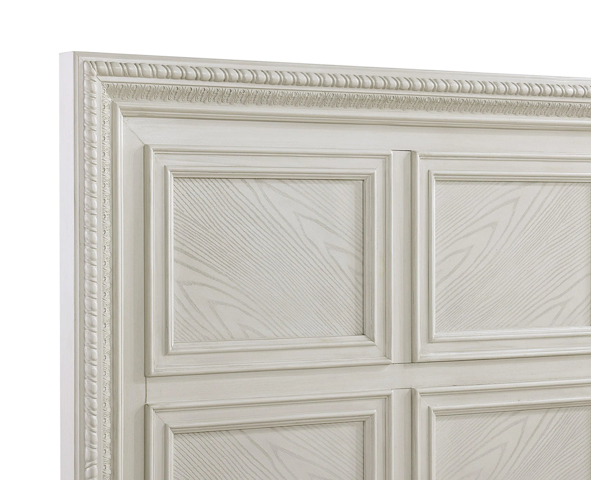 Alexandria Whitewash Panel Bedroom Set by Crown Mark at Eve Furniture