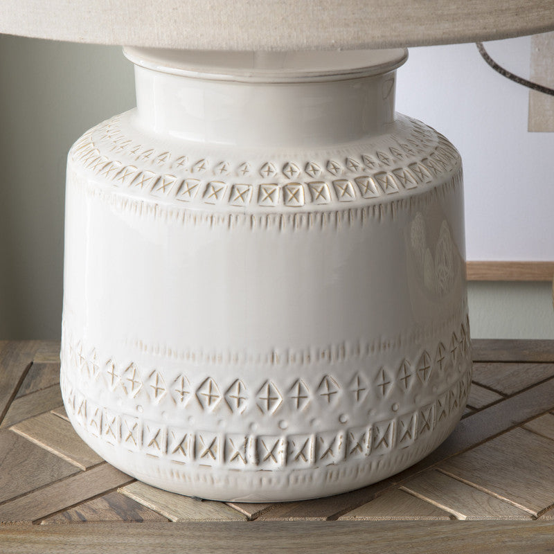 Alexis Beige Table Lamp by Crestview at Eve Furniture