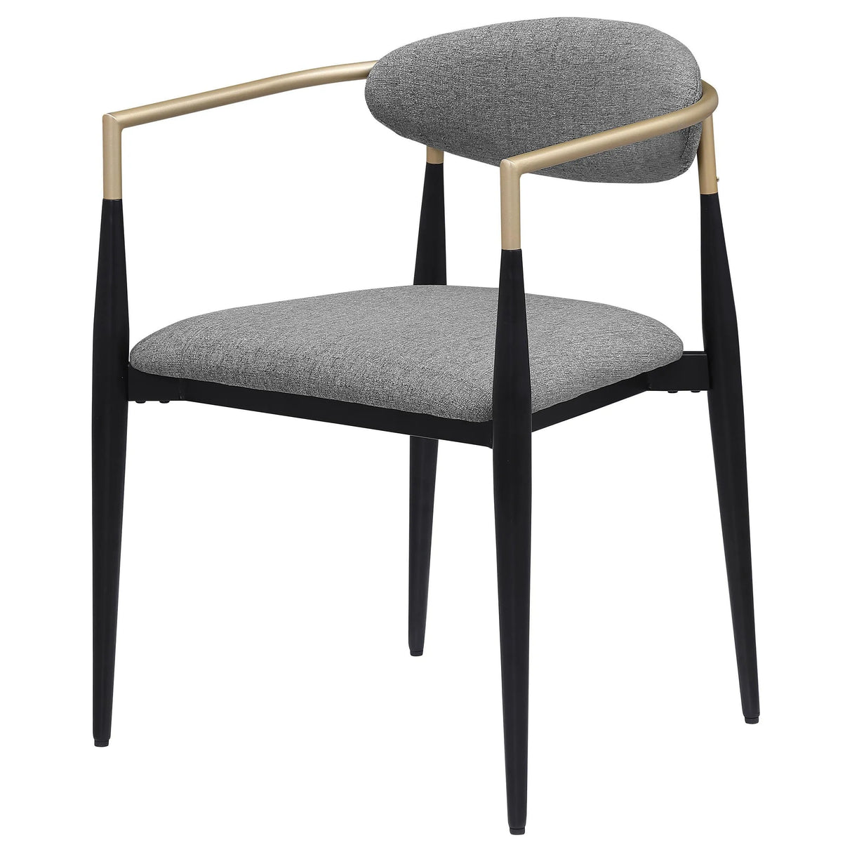 Alexis Upholstered Dining Arm Chair Grey (Set of 2) by Coaster at Eve Furniture