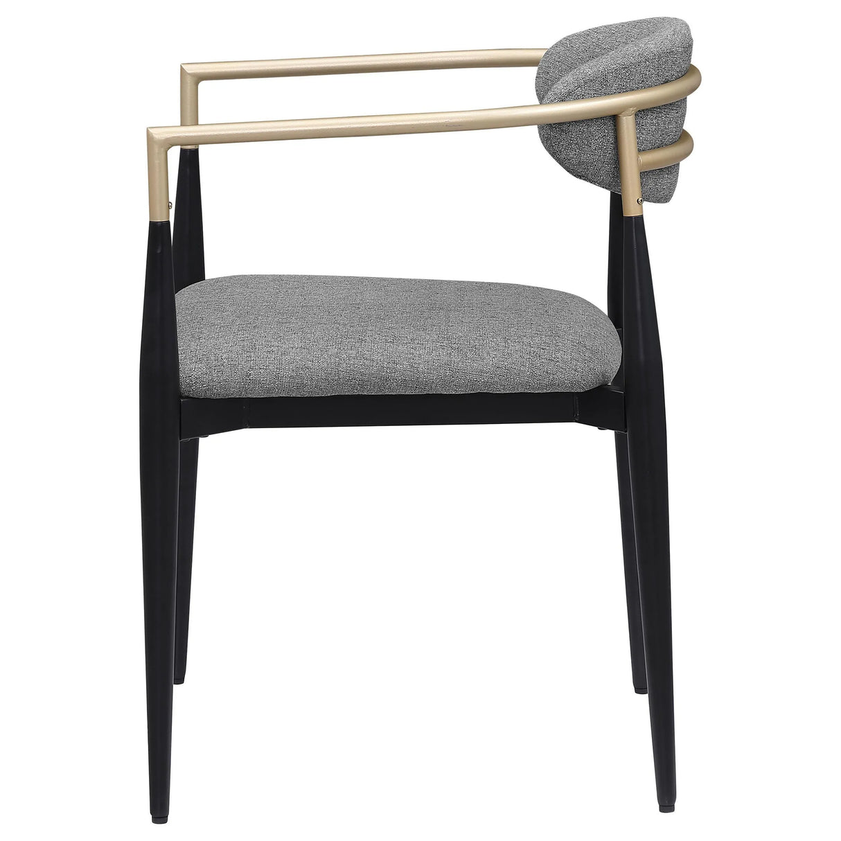 Alexis Upholstered Dining Arm Chair Grey (Set of 2) by Coaster at Eve Furniture
