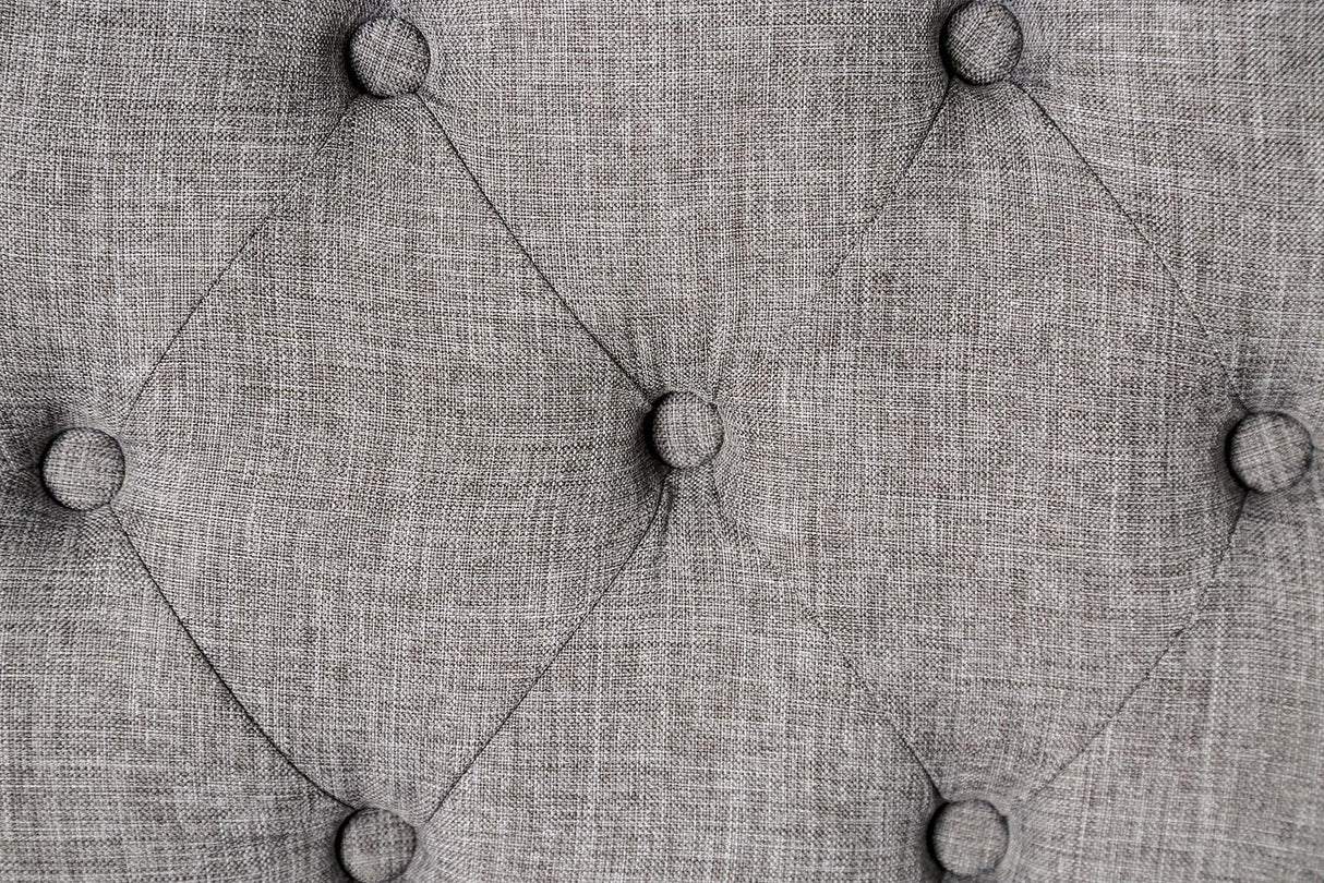 Alfred Antique Black/Light Gray Side Chair (2/Ctn) by Furniture of America at Eve Furniture