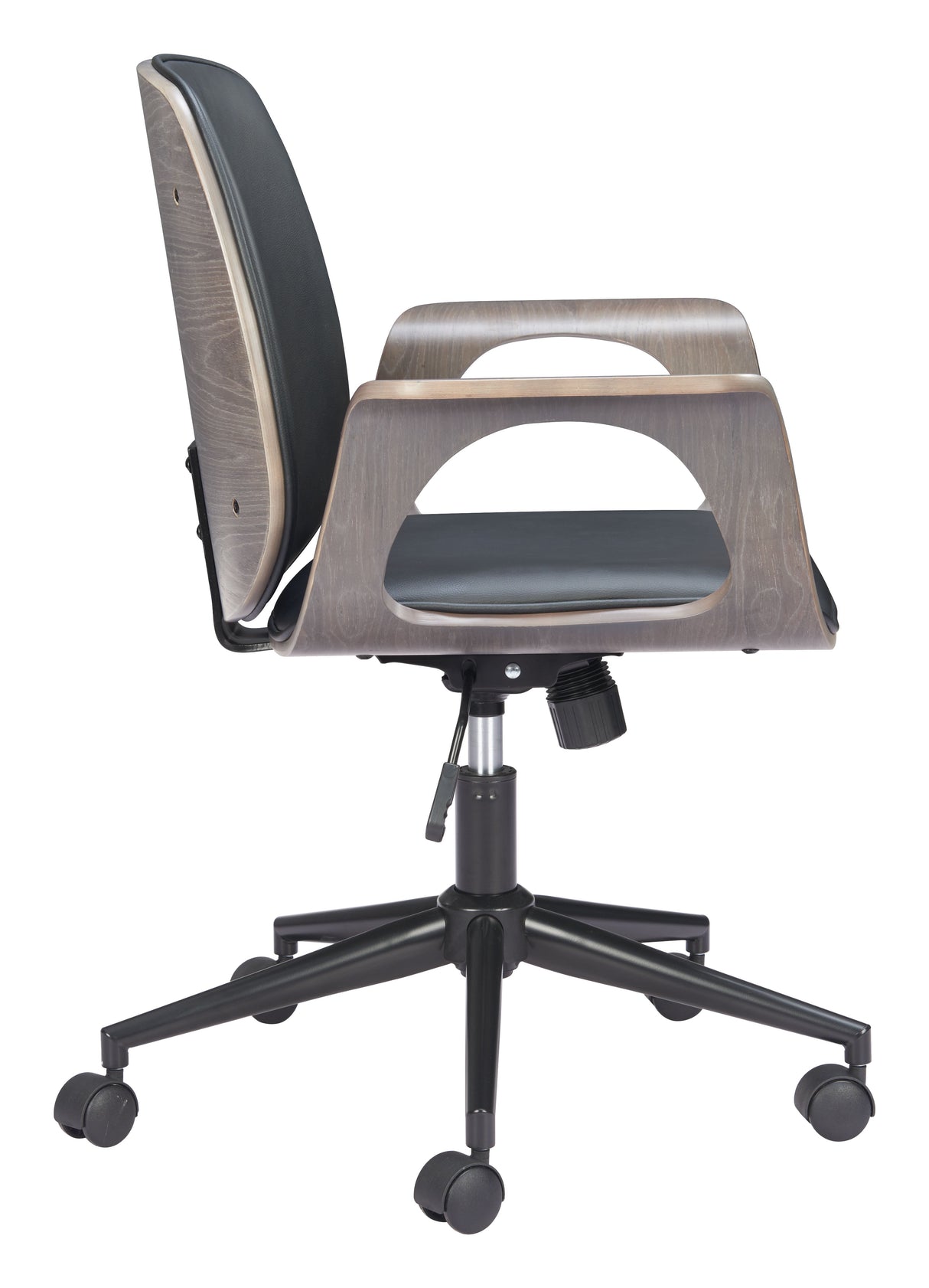 Ali Black Office Chair by Zuomod at Eve Furniture