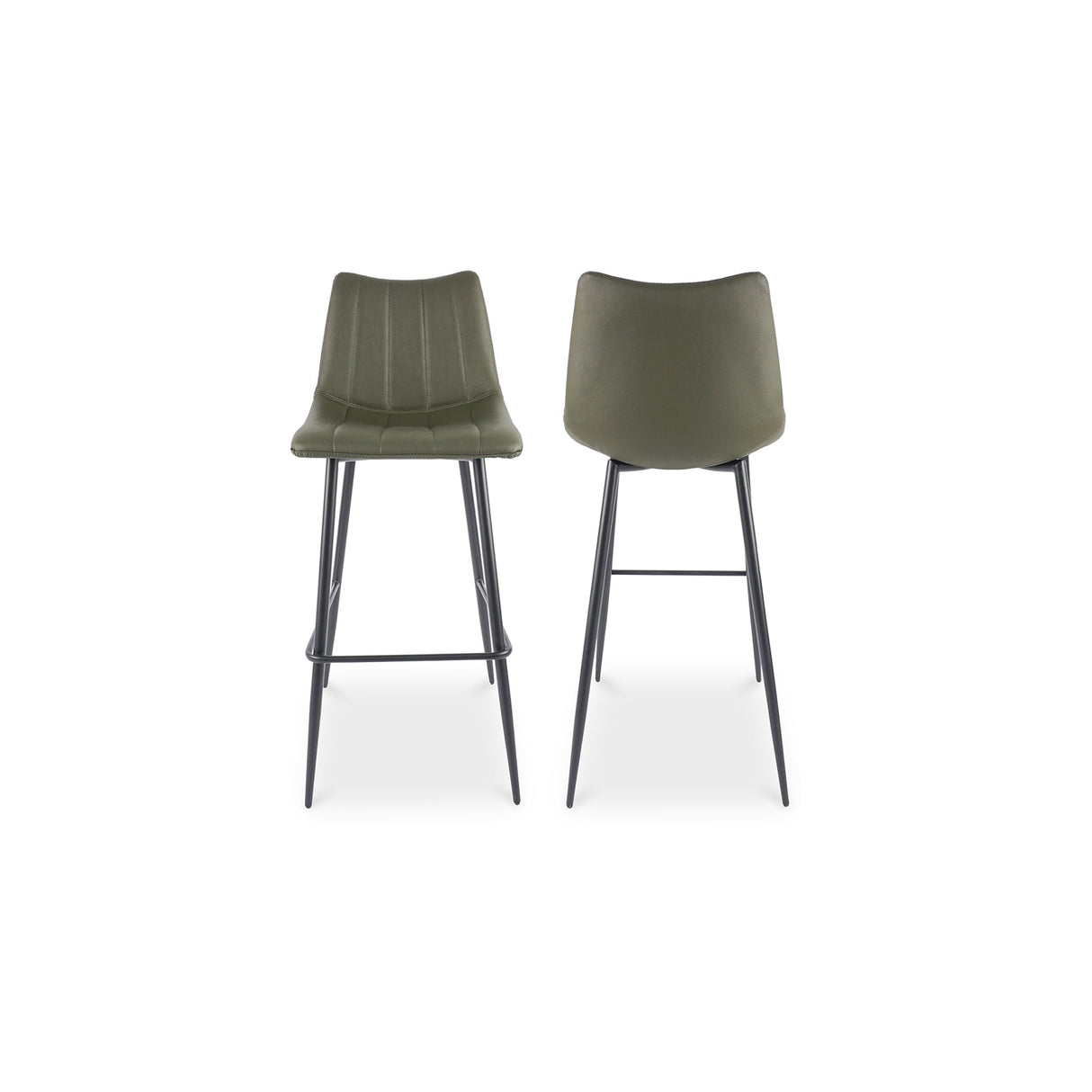 Alibi Dark Green Barstool (Set of 2) by MOES at Eve Furniture