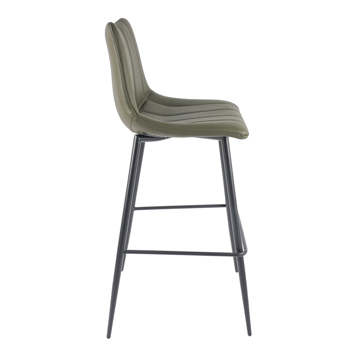 Alibi Dark Green Barstool (Set of 2) by Moe's Home at Eve Furniture