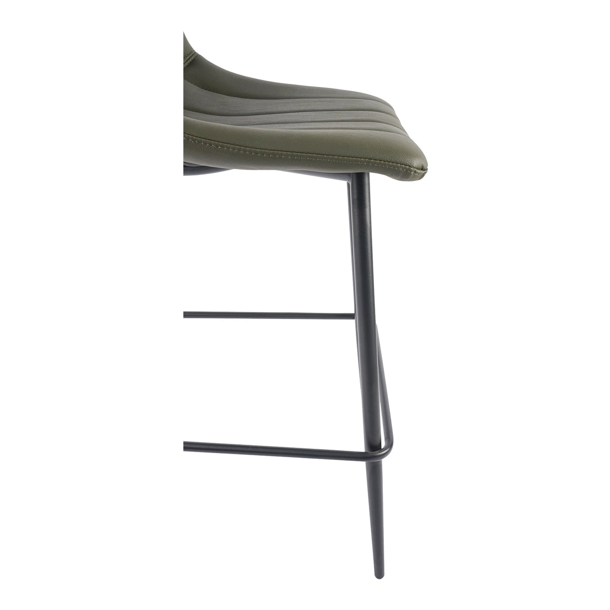 Alibi Dark Green Counter Stool (Set of 2) by Moe's Home at Eve Furniture