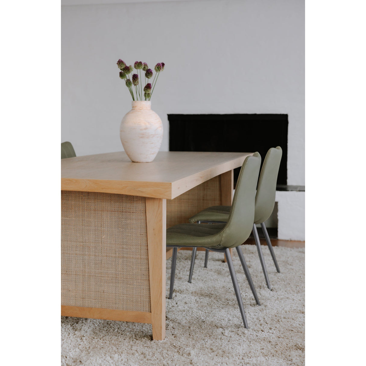 Alibi Dark Green Dining Chair (Set of 2) by Moe's Home at Eve Furniture