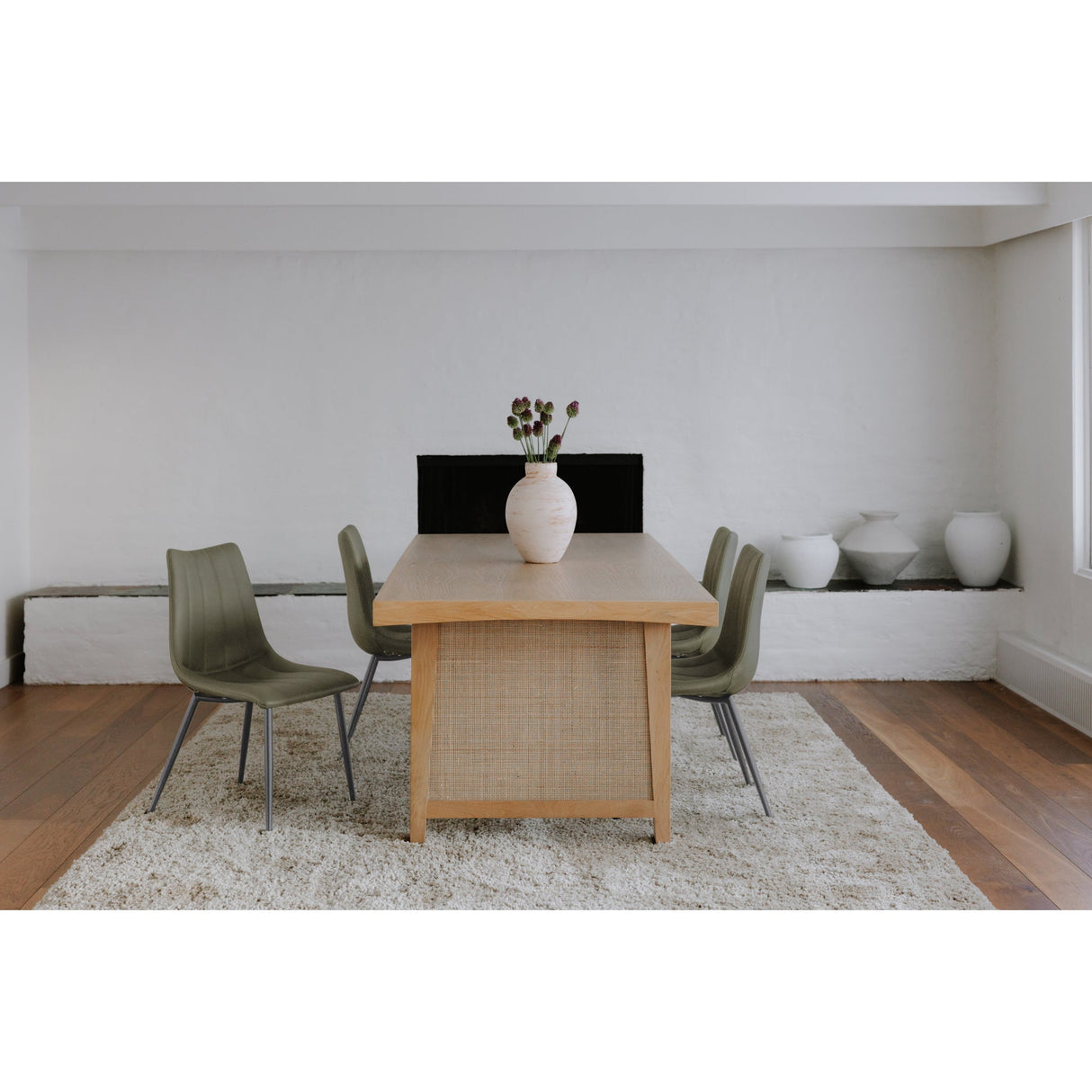 Alibi Dark Green Dining Chair (Set of 2) by Moe's Home at Eve Furniture
