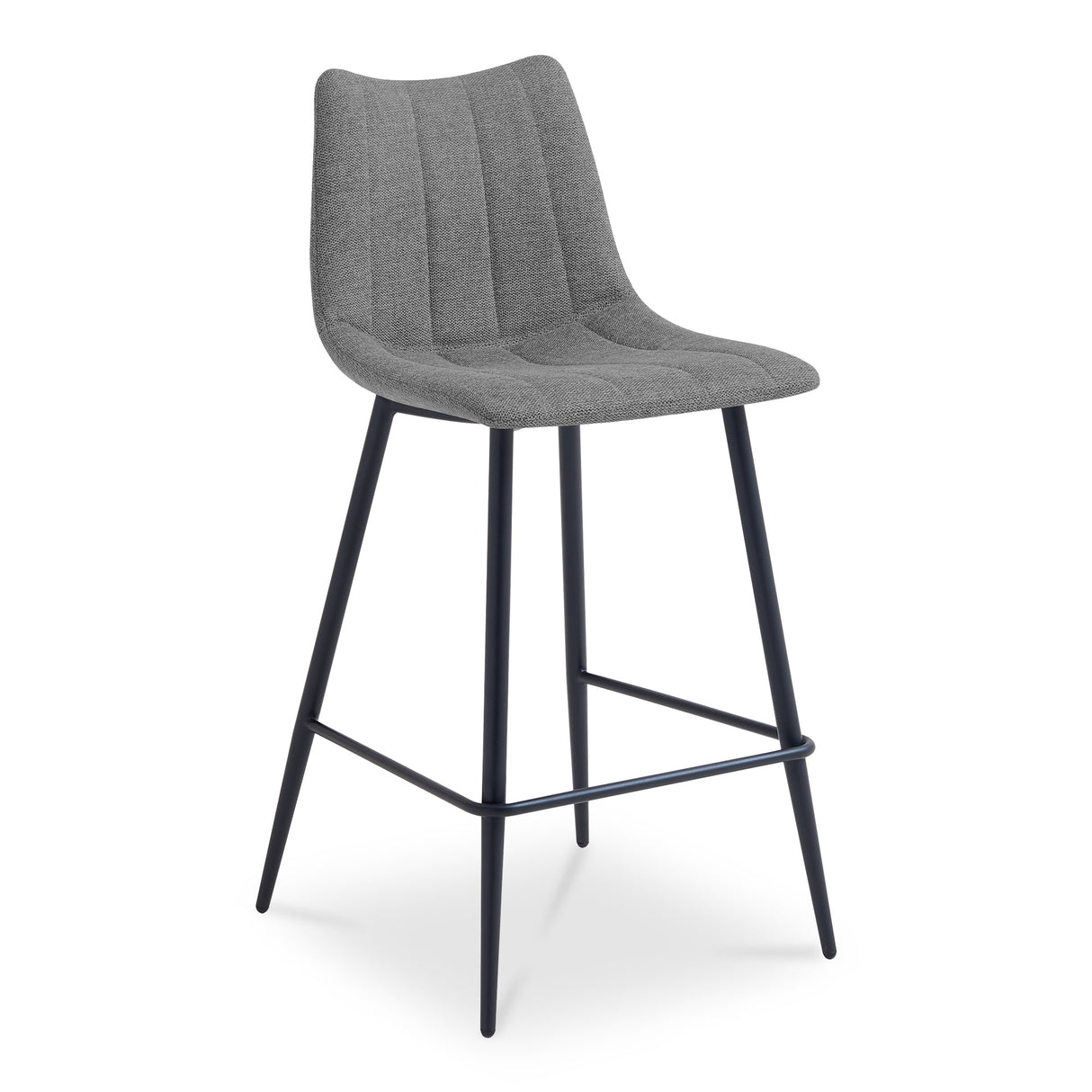 Alibi Dark Grey Bar Stool (Set of 2) by Moe's Home at Eve Furniture