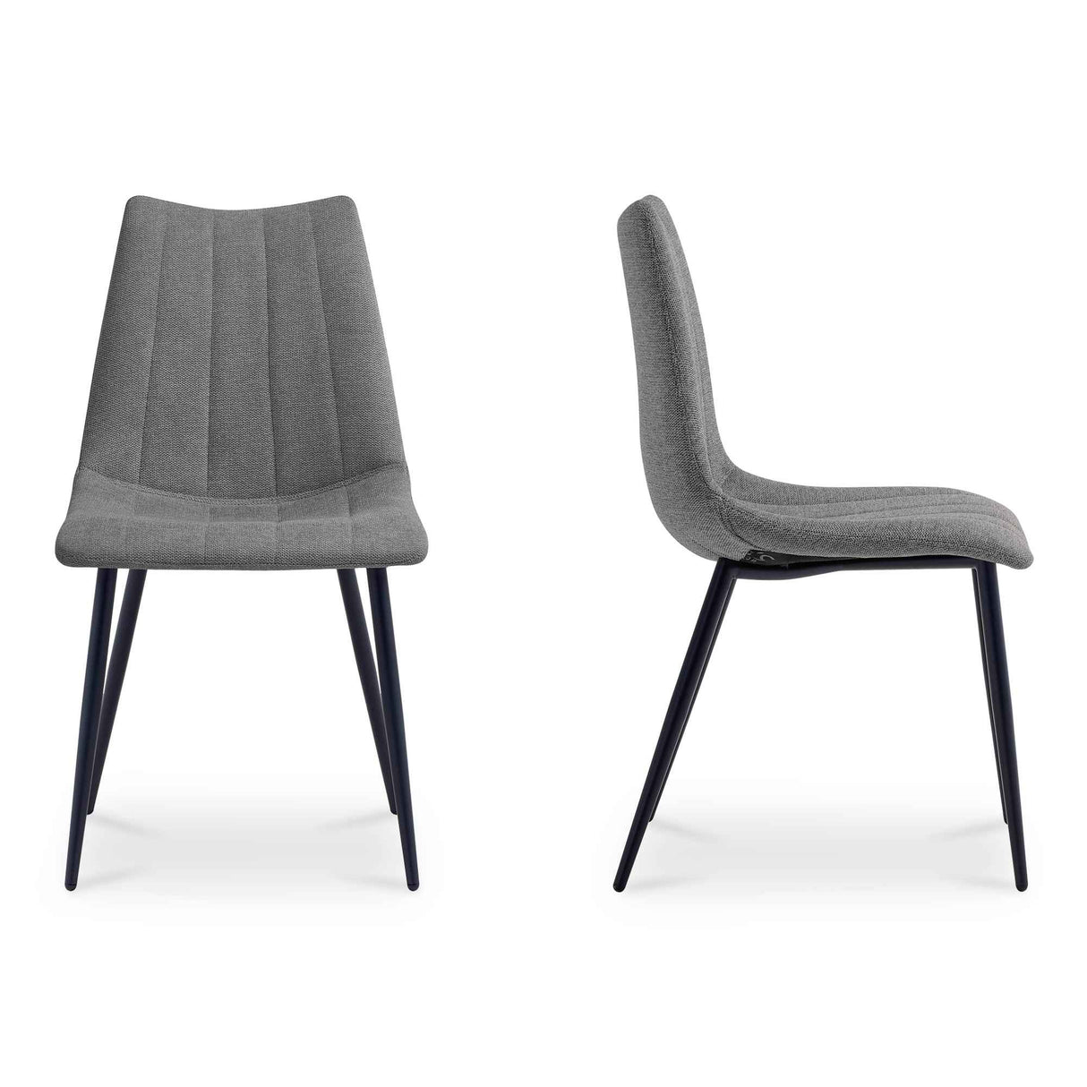 Alibi Dark Grey Dining Chair (Set of 2) by Moe's Home at Eve Furniture