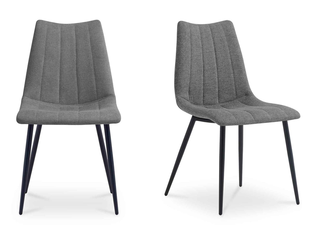 Alibi Dark Grey Dining Chair (Set of 2) by Moe's Home at Eve Furniture