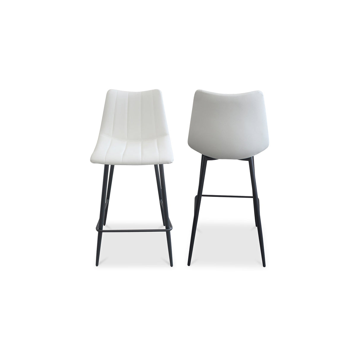 Alibi Ivory Counter Stool (Set of 2) by Moe's Home at Eve Furniture