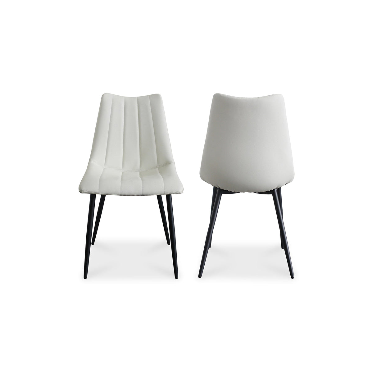 Alibi Ivory Dining Chair (Set of 2) by MOES at Eve Furniture
