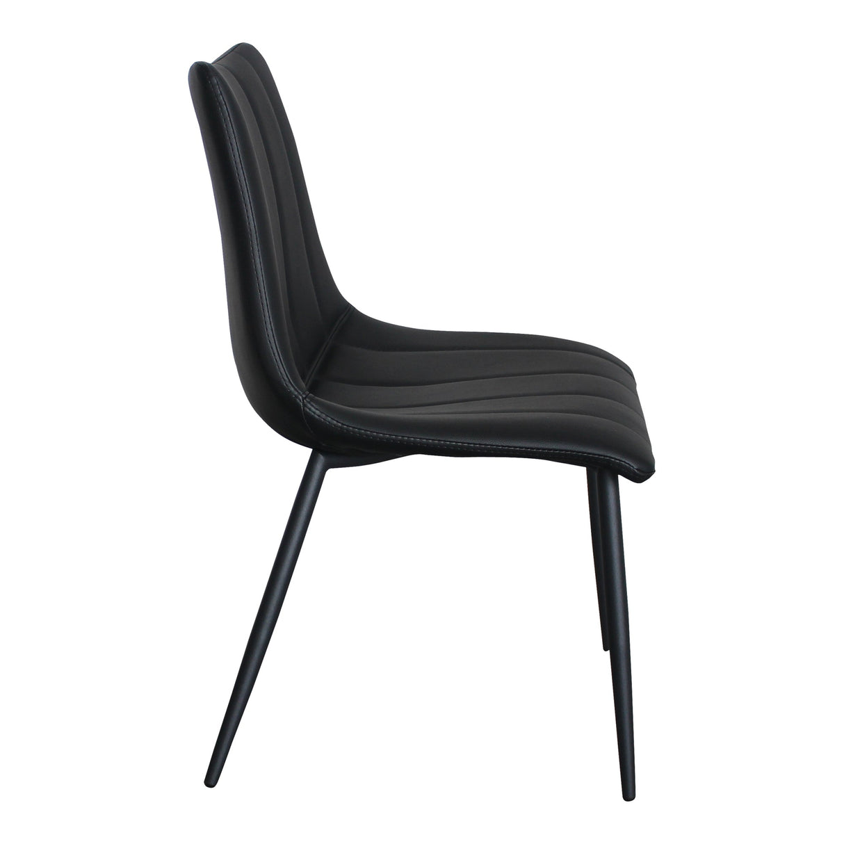 Alibi Matte Black Dining Chair (Set of 2) by MOES at Eve Furniture