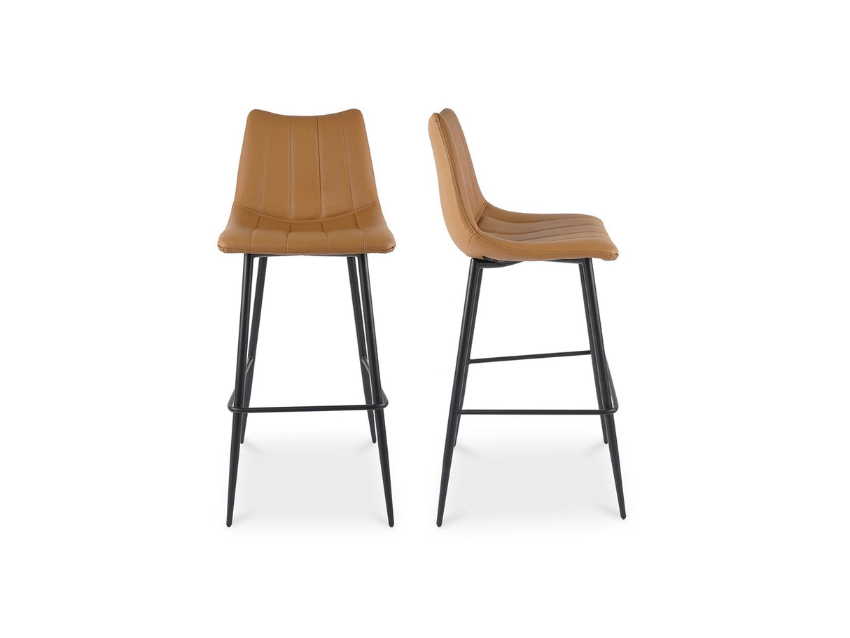 Alibi Tan Barstool (Set of 2) by Moe's Home at Eve Furniture