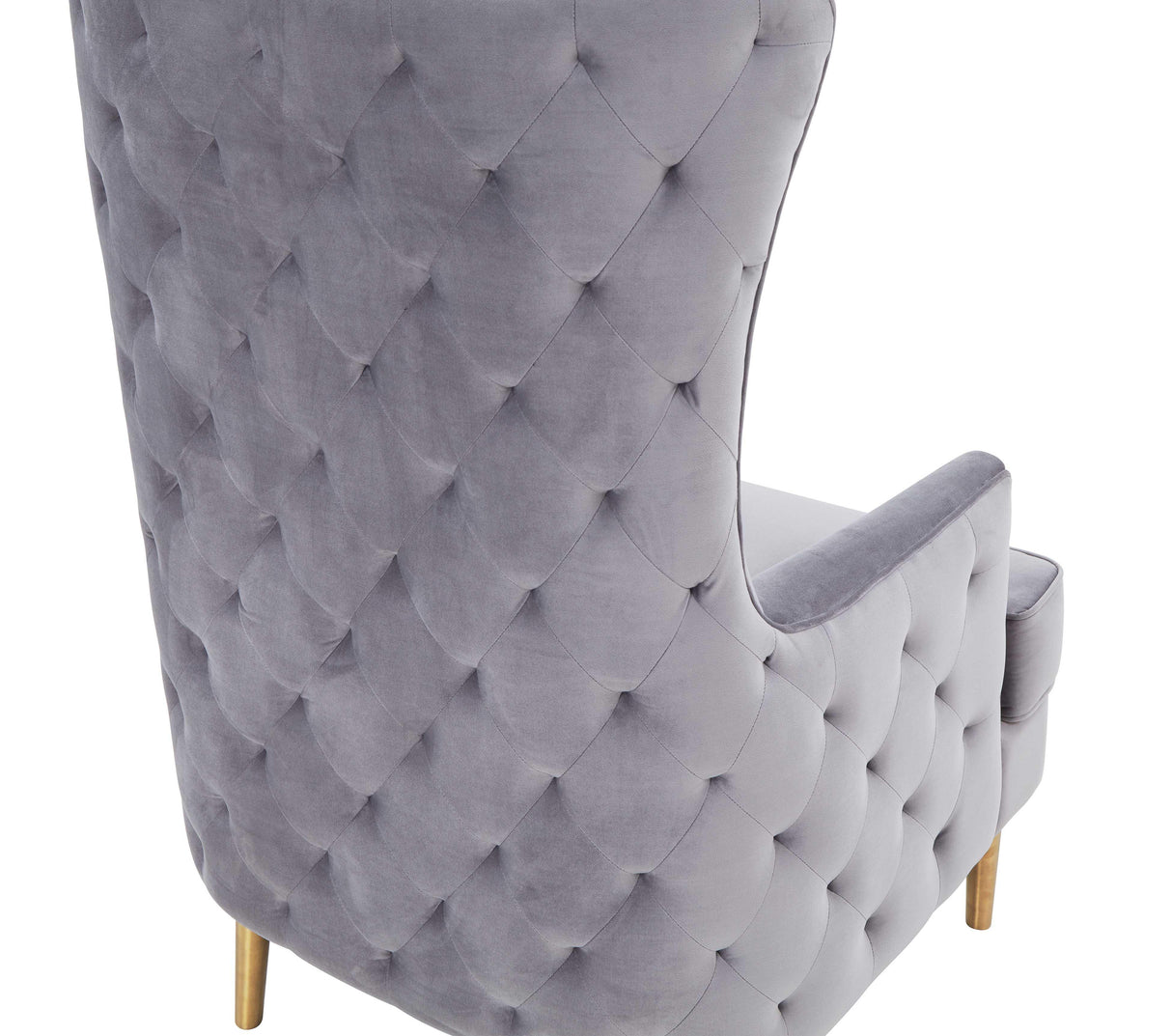 Alina Performance Velvet Tall Tufted Back Chair