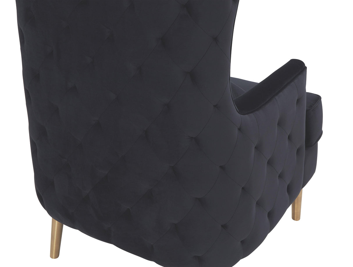 Alina Performance Velvet Tall Tufted Back Chair