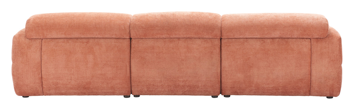 Alis Orange Modular Sectional by Zuomod at Eve Furniture
