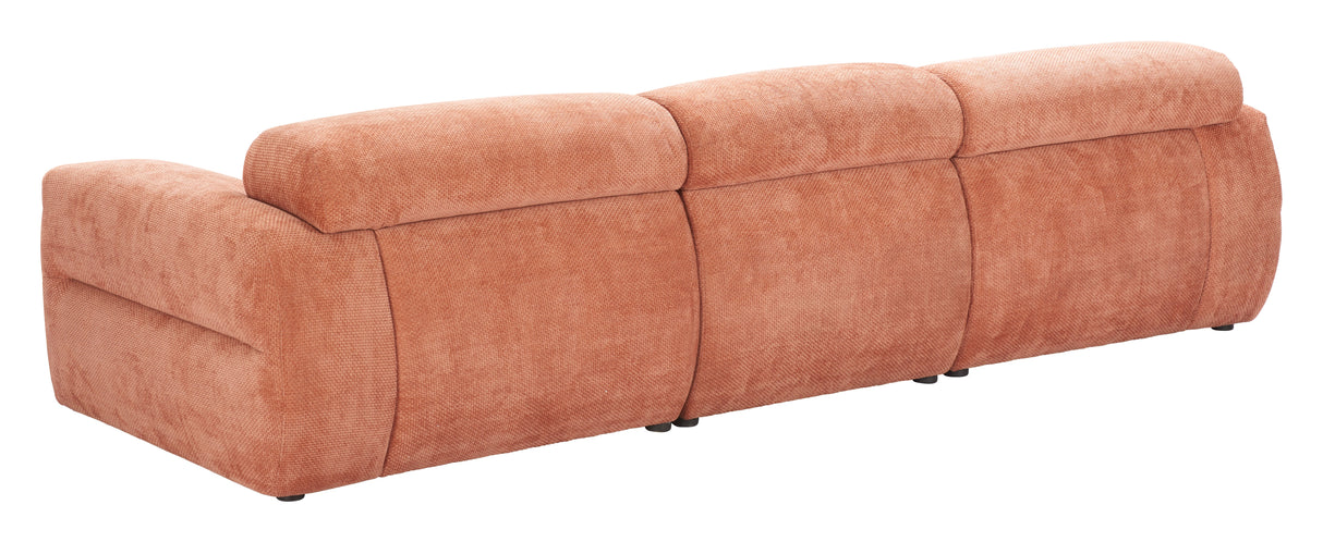 Alis Orange Modular Sectional by Zuomod at Eve Furniture