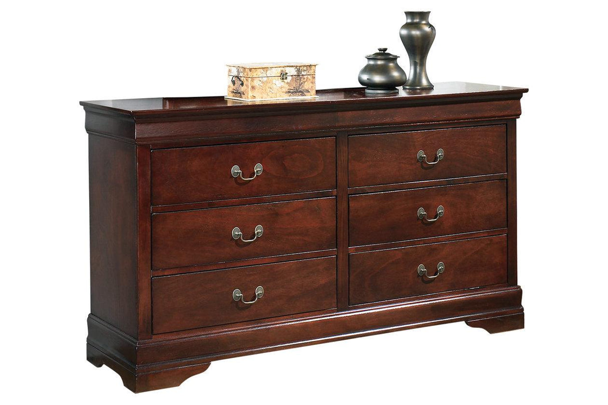 Alisdair Reddish Brown Dresser by Ashley at Eve Furniture