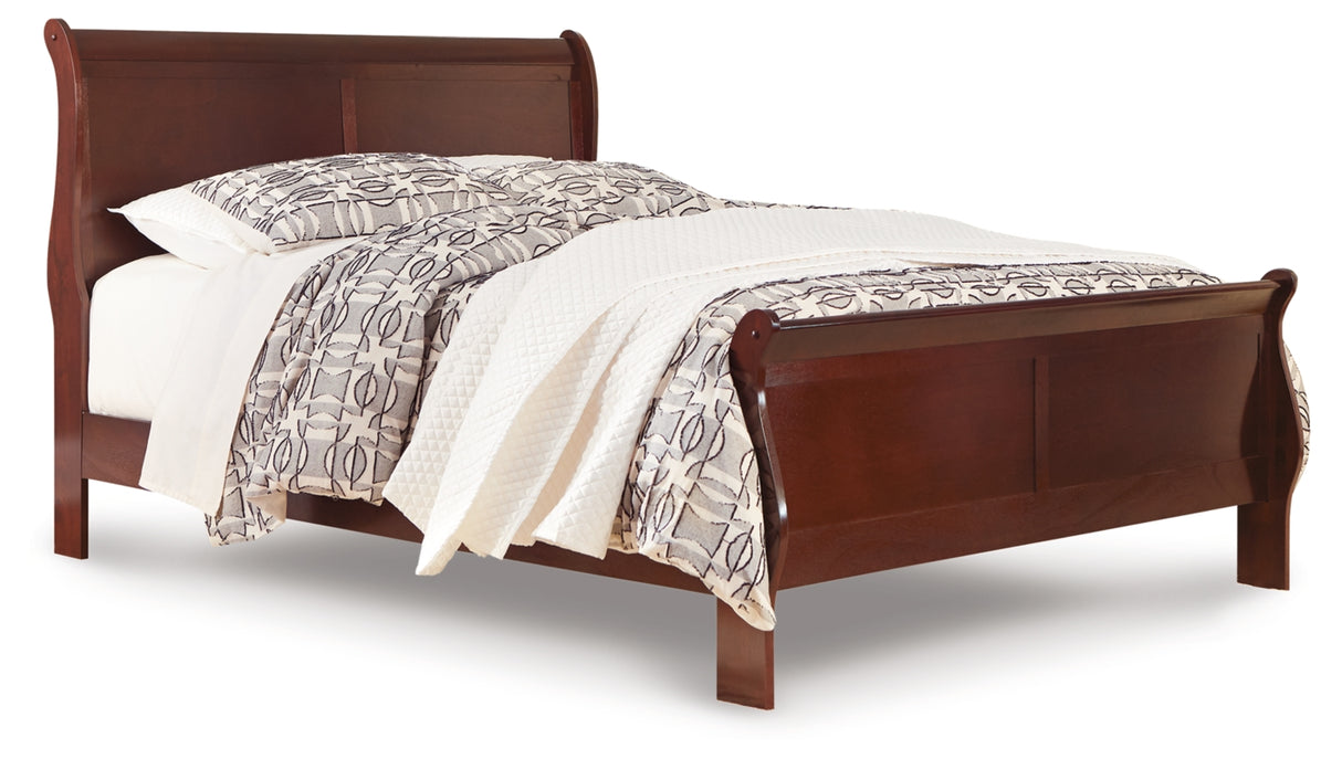 Alisdair Reddish Brown Sleigh Youth Bedroom Set by Ashley at Eve Furniture