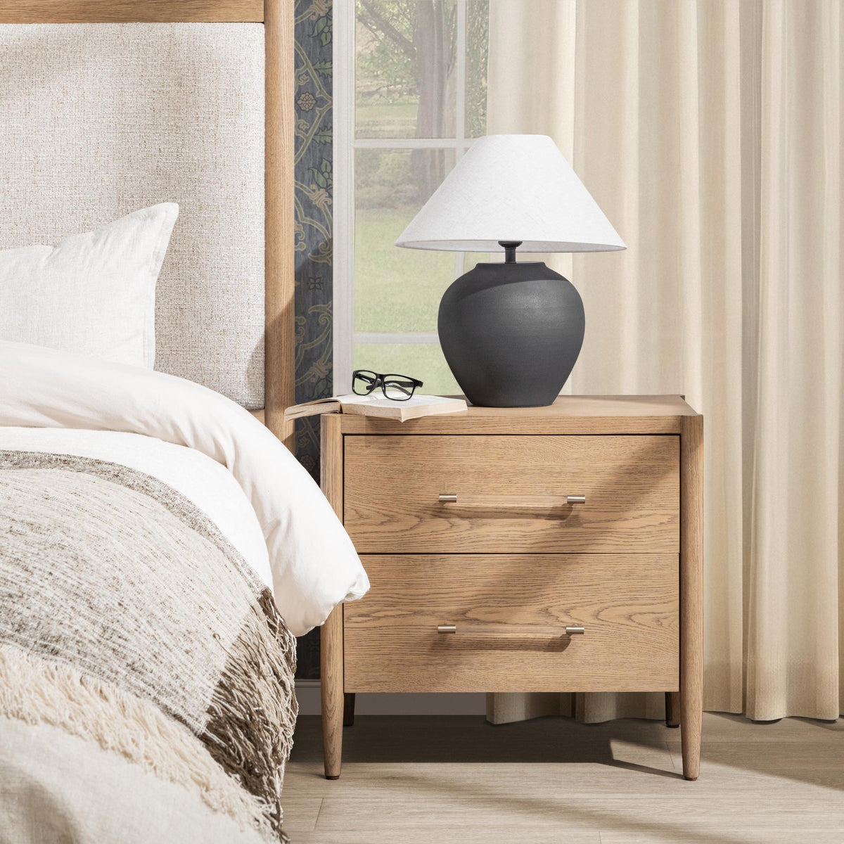 Alisen 2 Drawer Nightstand by Classic Home at Eve Furniture