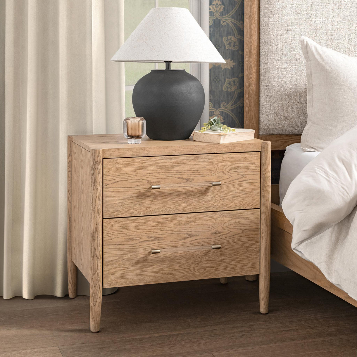 Alisen 2 Drawer Nightstand by Classic Home at Eve Furniture