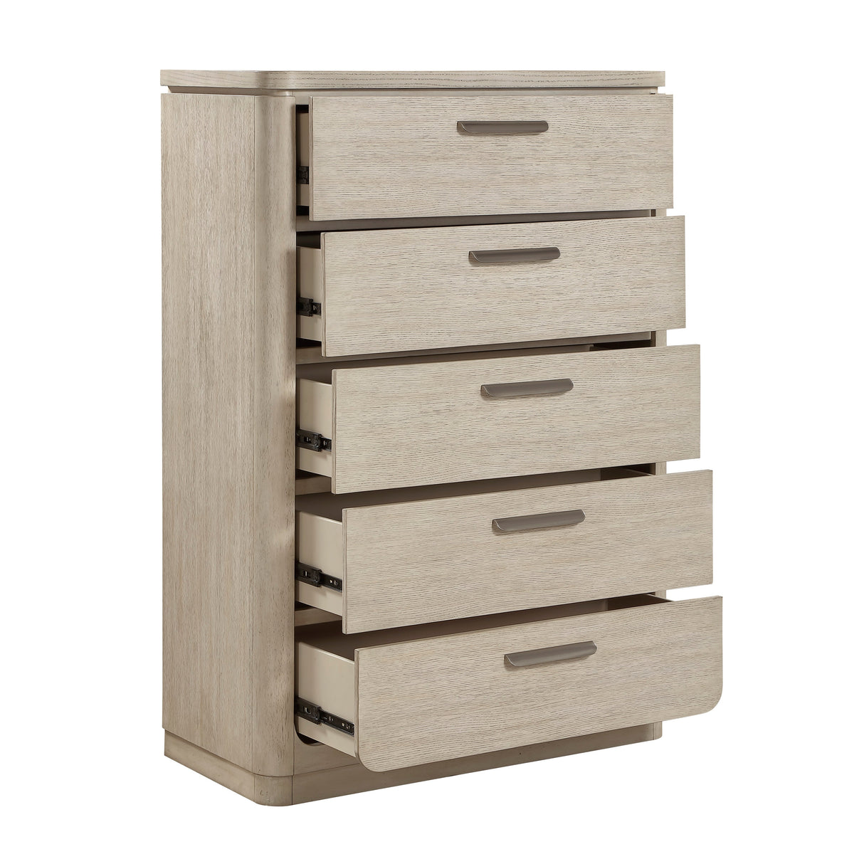 Alita Beige/Light Gray Natural Bedroom Set by Homelegance at Eve Furniture