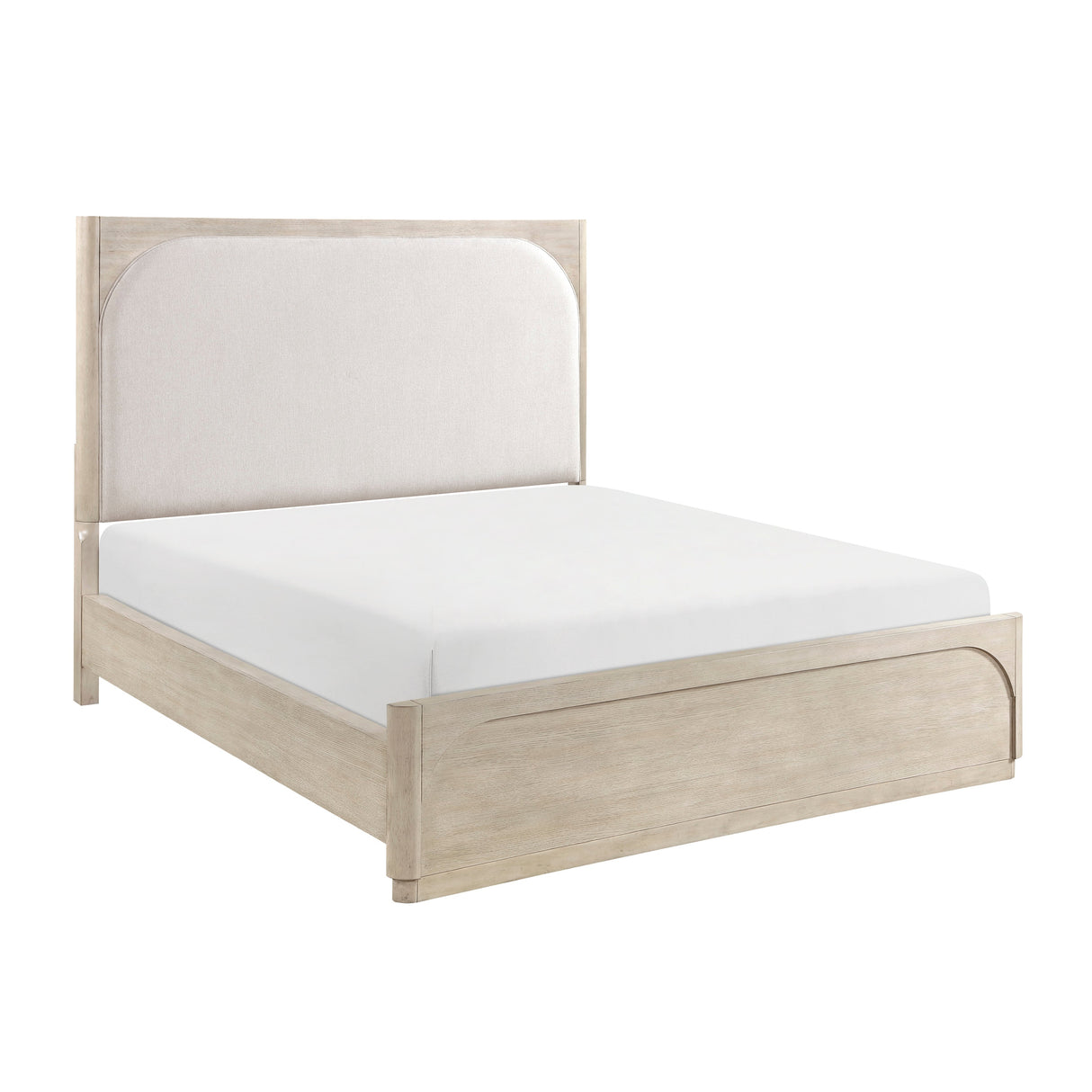 Alita Beige/Light Gray Natural Bedroom Set by Homelegance at Eve Furniture
