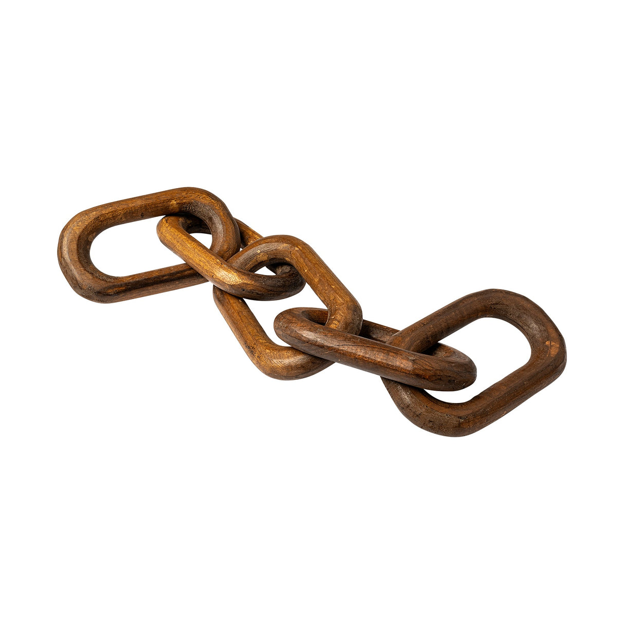 Alix 29L x 5W Brown Wooden Hand-Made 5 Link Chain by Mercana at Eve Furniture