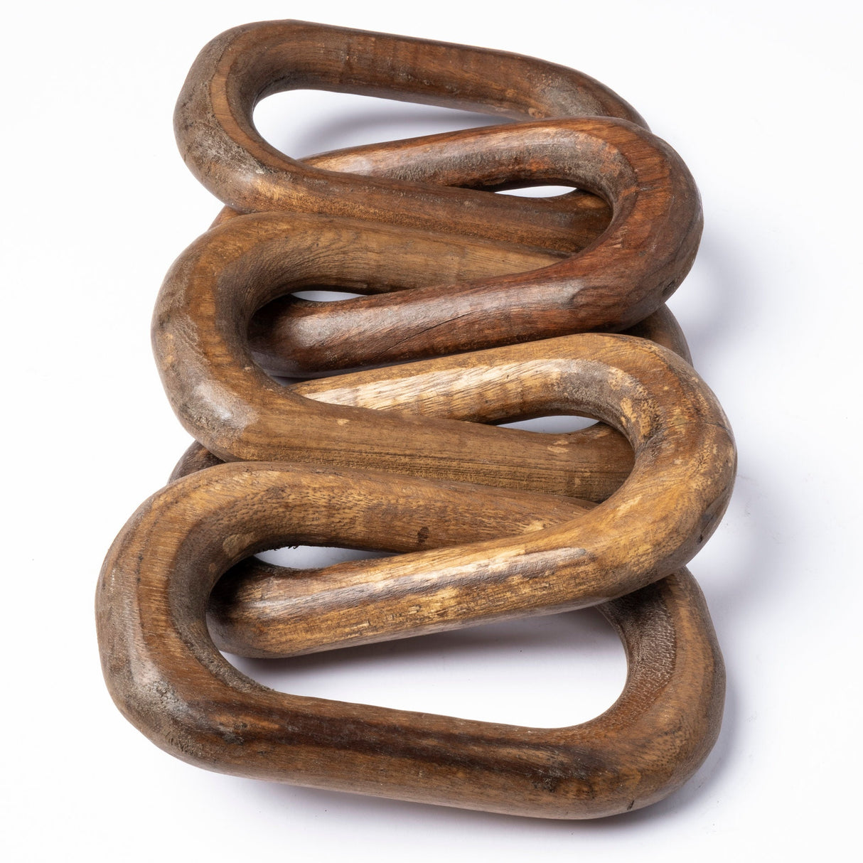Alix Brown Wooden Hand-Made 5 Link Chain by Mercana at Eve Furniture