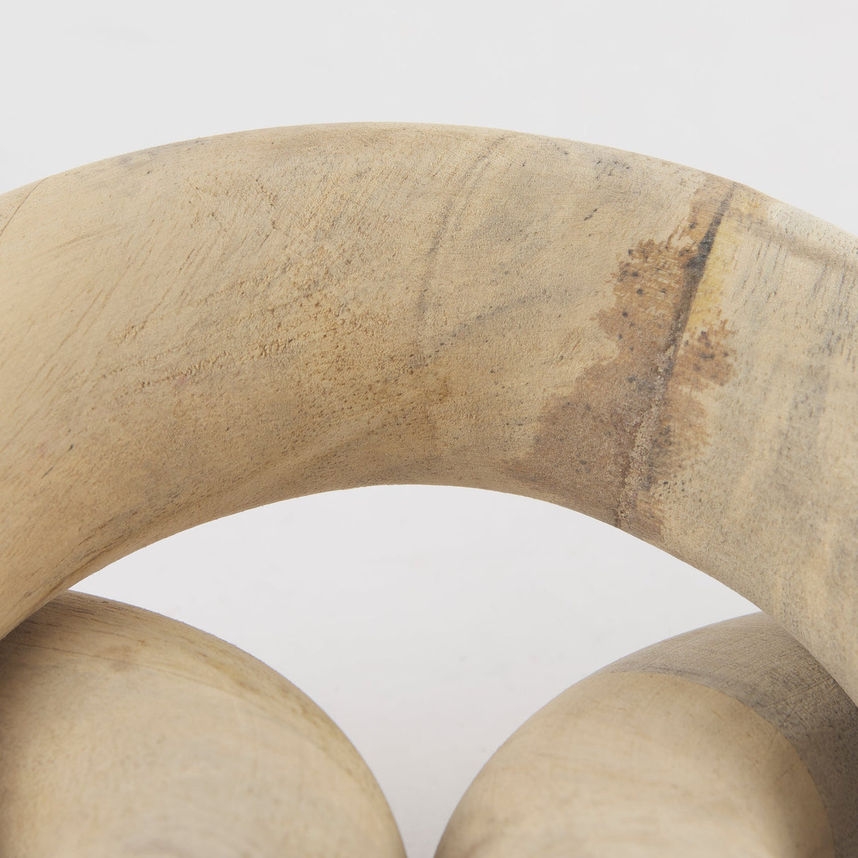 Alize Solid Wood Circular Chain Link Decorative Object by Mercana at Eve Furniture