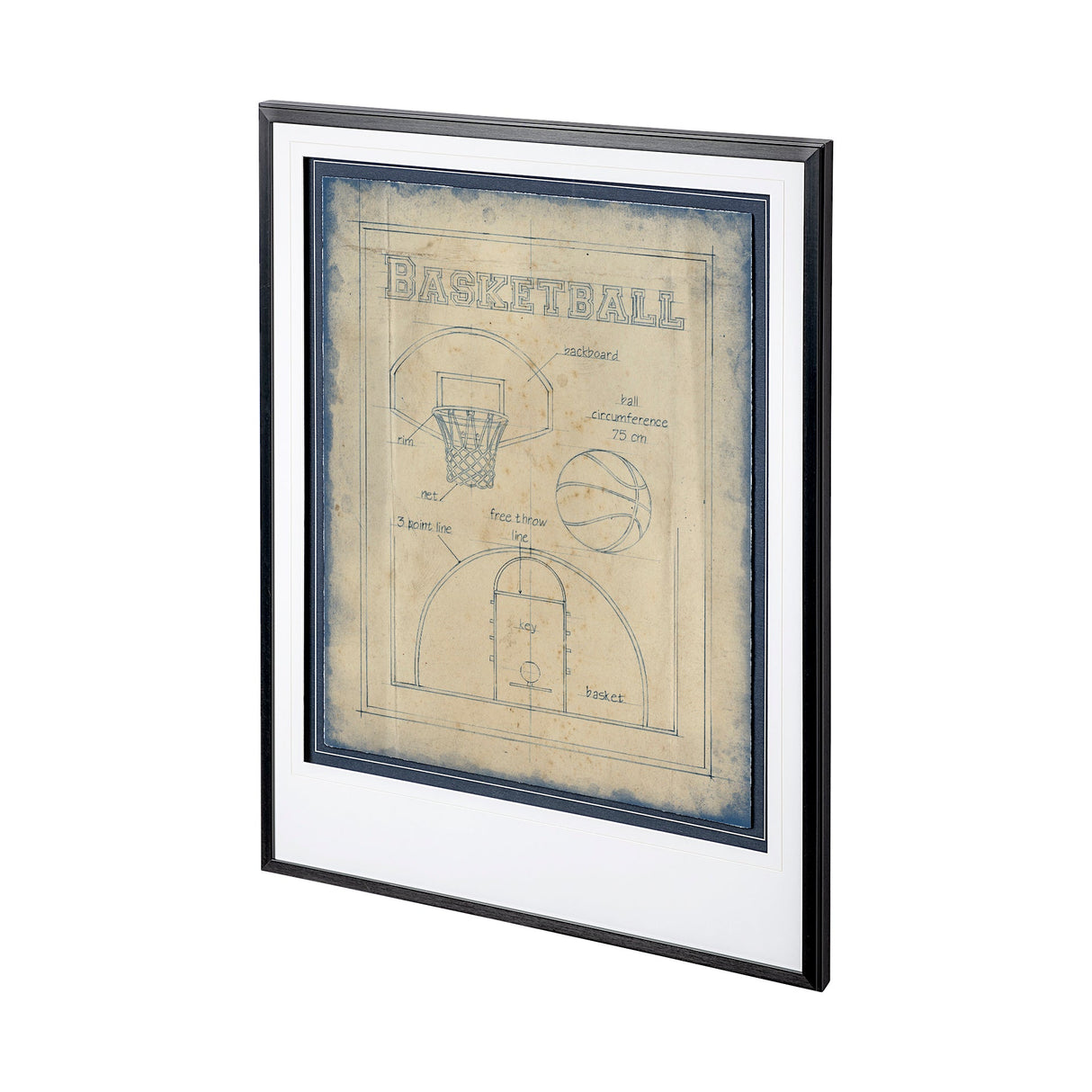 All About the Game III by Ethan Harper a Framed Art Print Matted under Glass by Mercana at Eve Furniture
