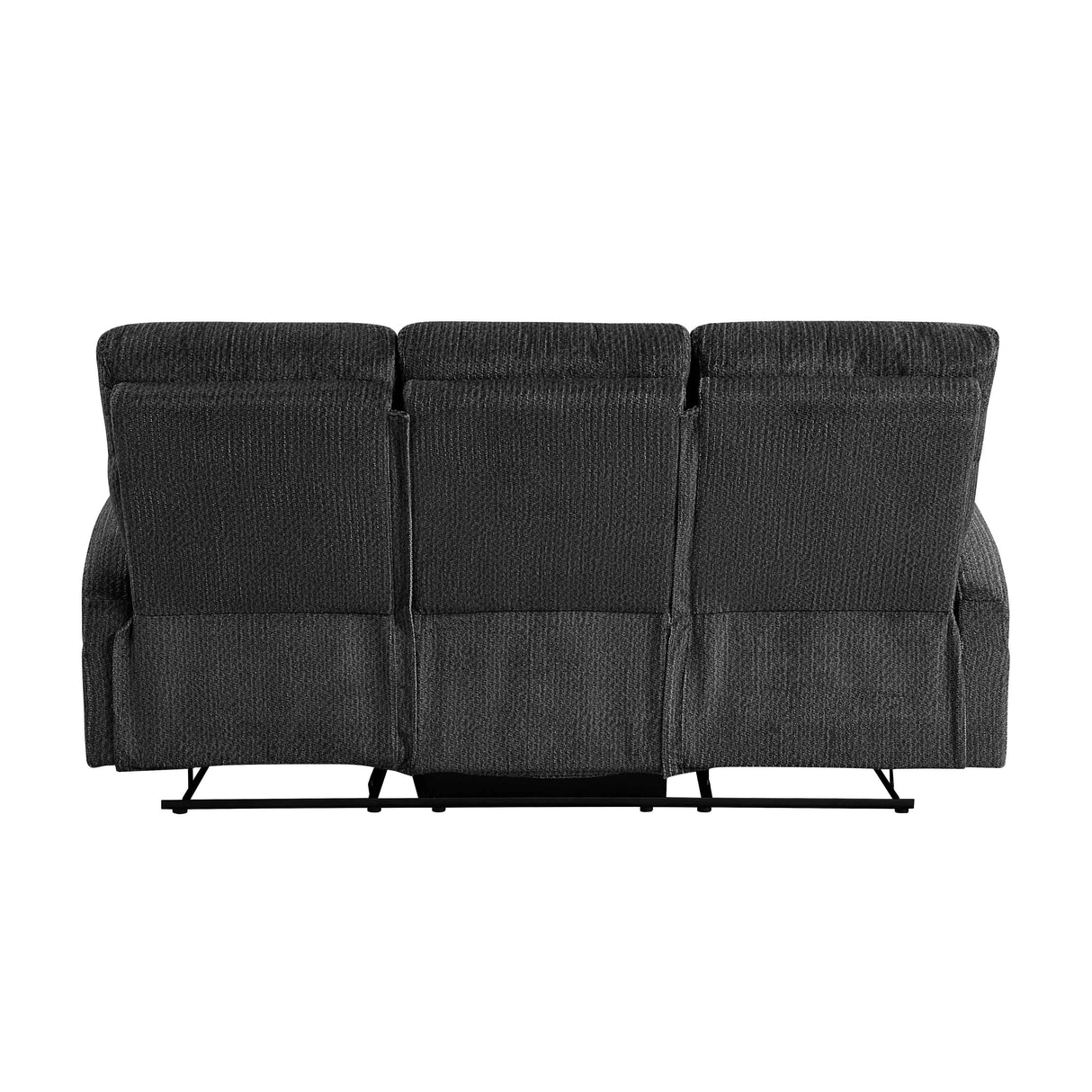 Allen Dark Gray 3-Piece Reclining Living Room Set by Homelegance at Eve Furniture
