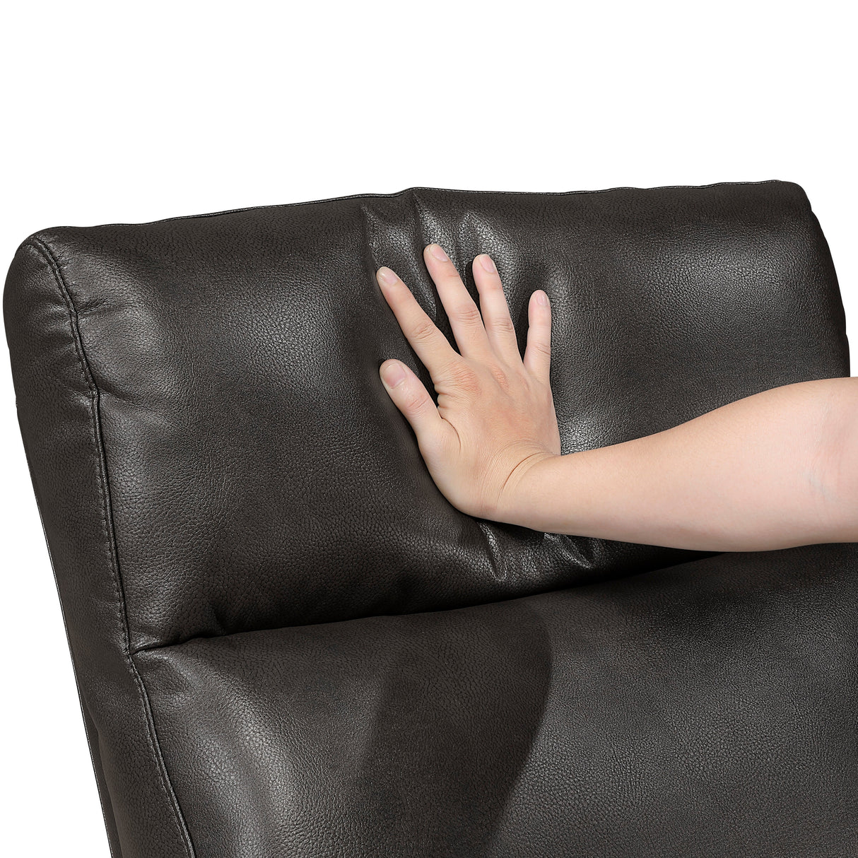 Allen Espresso Double Reclining Sofa by Homelegance at Eve Furniture