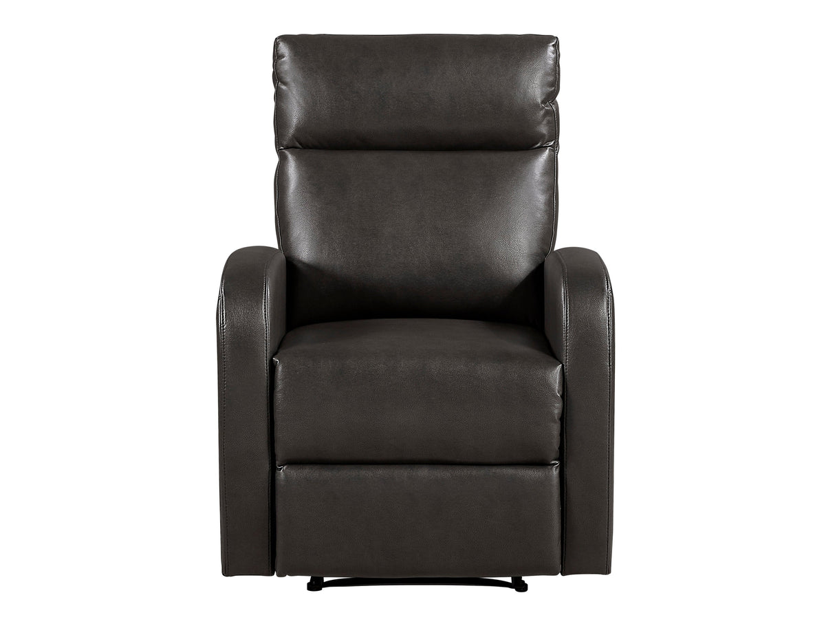 Allen Espresso Reclining Chair by Homelegance at Eve Furniture