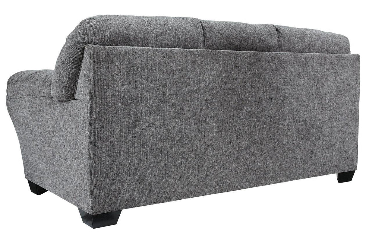 Allmaxx Pewter Fabric Sofa by Ashley at Eve Furniture